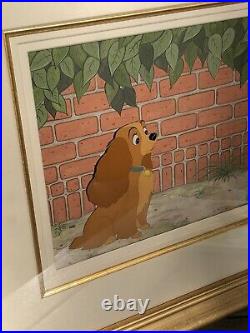 Disney's Lady and the Tramp Original Production Cel FLAWLESS! ONE OF THE BEST