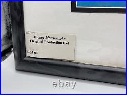 Disney's Mickey Mouseworks Mickey Original Production cel withCOA 18x20.5 Bh