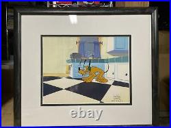 Disney's Mickey Mouseworks Pluto Original Production cel withCOA BH 47