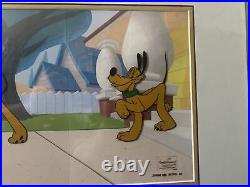 Disney's Mickey Mouseworks Pluto Original Production cels With Background BH