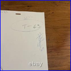 Disney's THE TIGGER MOVIE Original Production Drawing Animation Art. 2000 43