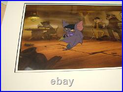 Disney's The Great Mouse Detective - Production cel 1986 Fidget, the bat