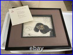 Disney's The Great Mouse Detective Professor Ratigan Production Cel Framed