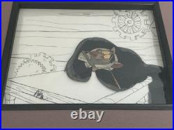 Disney's The Great Mouse Detective Professor Ratigan Production Cel Framed