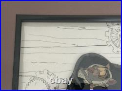 Disney's The Great Mouse Detective Professor Ratigan Production Cel Framed