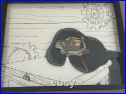 Disney's The Great Mouse Detective Professor Ratigan Production Cel Framed