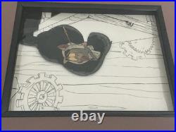 Disney's The Great Mouse Detective Professor Ratigan Production Cel Framed