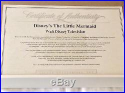 Disney's The Little Mermaid Original TV Production Cel Ariel, Flounder