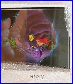 Disney's The Little Mermaid Production Pan Size Cel (Three Cels) 24 Inches