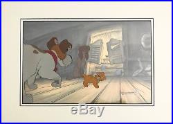 Disney's feature Oliver Original hand inked/painted production Cel Dodger