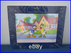 Disneys Donald & Daisy Duck Original Production CEL One Of A Kind With COA