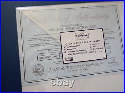 Disneys Donald & Daisy Duck Original Production CEL One Of A Kind With COA