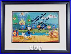 Donald Duck Cel Disney Art Corner Production Signed Tony Anselmo 1950s JSA