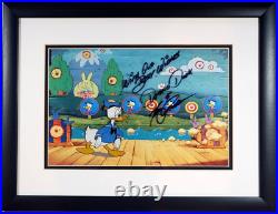 Donald Duck Cel Disney Art Corner Production Signed Tony Anselmo 1950s JSA