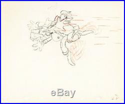 Donald Duck Goofy 1937 Production Animation Cel Drawing Disney Moose Hunters 82