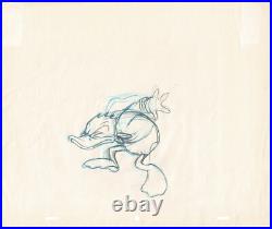 Donald Duck Original Production Animation Cel Drawing Walt Disney 1970s C-KO