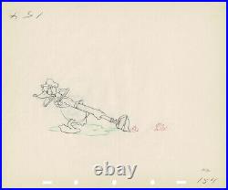 Donald Duck Production Animation Cel Drawing Disney Donald And Pluto 1936 154