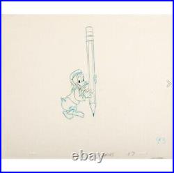 Donald Duck Production Cel 1982 Careers