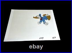 Donald Duck Production Cel Vintage Animation Disney Art Original