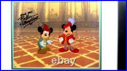 Double Mickey Original Disney Production Cel Prince Pauper Signed Bret Iwan Double Mickey Original Disney Production Cel Prince Pauper Signed Bret Iwan