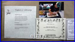 Double Mickey Original Disney Production Cel Prince Pauper Signed Bret Iwan