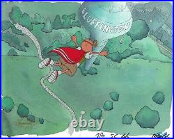 Doug Funnie Original 1990's Production Animation Cel Nickelodeon Bluffington