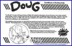 Doug Funnie Original 1990's Production Cel Nickelodeon Lucky Hat