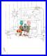 Doug Funnie Original 90s Production Animation Cel Nickelodeon Porkchop Skeeter