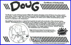 Doug Funnie Original 90s Production Animation Cel Nickelodeon Porkchop Skeeter