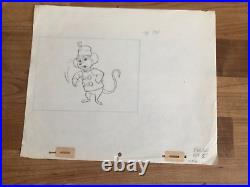 Dumbo Disney Timothy Q MOUSE PRODUCTION CEL PENCIL DRAWING