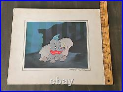 Dumbo Vintage Reproduction Celluloid Painted Cel Disney Art Corner 1941