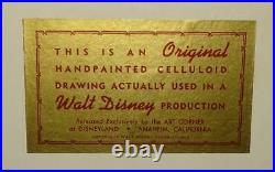 Ex! Disney 1955 Jiminy Cricket With Talking Teapot Production Art Cel-art Corner