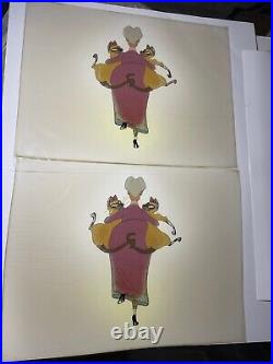 FANTASIA animation Cel Walt Disney Production Art 1940 ORIGINAL MODEL CEL X1