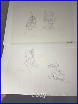 FANTASIA animation Cel Walt Disney Production Art ORIGINAL MODEL CEL X1