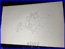 FANTASIA animation Cel Walt Disney Production Art ORIGINAL model layout X1
