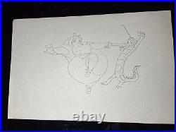 FANTASIA animation Cel Walt Disney Production Art ORIGINAL model layout X1