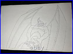 FANTASIA animation Cel Walt Disney Production Art ORIGINAL model layout X1