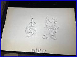 FANTASIA animation Cel Walt Disney Production Art ORIGINAL model layout X1