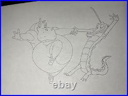 FANTASIA animation Cel Walt Disney Production Art ORIGINAL model layout X1