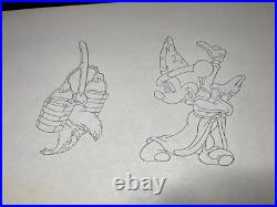 FANTASIA animation Cel Walt Disney Production Art ORIGINAL model layout X1