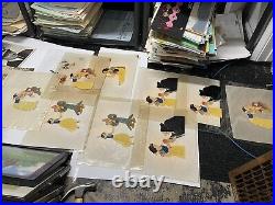 FANTASIA animation Cel Walt Disney Production Art ORIGINAL model layout X1