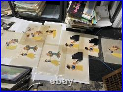 FANTASIA animation Cel Walt Disney Production Art ORIGINAL model layout X1