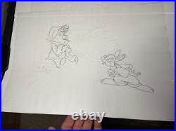 FANTASIA animation Cel Walt Disney Production Art ORIGINAL model layout X1