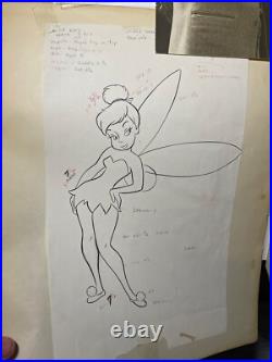 FANTASIA animation Cel Walt Disney Production Art ORIGINAL model layout X1