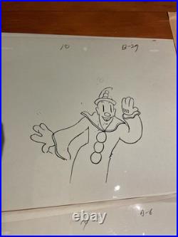 FLEISCHER STUDIOS animation Model Cels Line Art Cartoons Disney 1920's-1930's I8