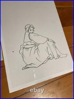 FLEISCHER STUDIOS animation Model Cels Line Art Cartoons Disney 1920's-1930's I8