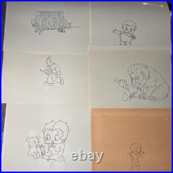 FLEISCHER STUDIOS animation Model Cels Line Art Cartoons Disney 20's 30's I2