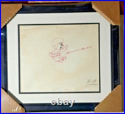 FOOTBALL ALVIN AND THE CHIMPMUNKS TITLE ORIGINAL PRODUCTION cel DRAWING