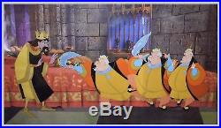 FOUR Production Cels of King Stefan and King Hubert from Disney Sleeping Beauty