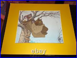 FOX AND THE HOUND Animation Cels Walt Disney Production Art screen Used OWL X1